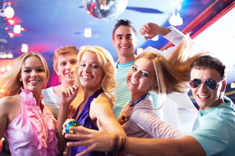Dancing at party stock image. Image of female, energy - 22272671