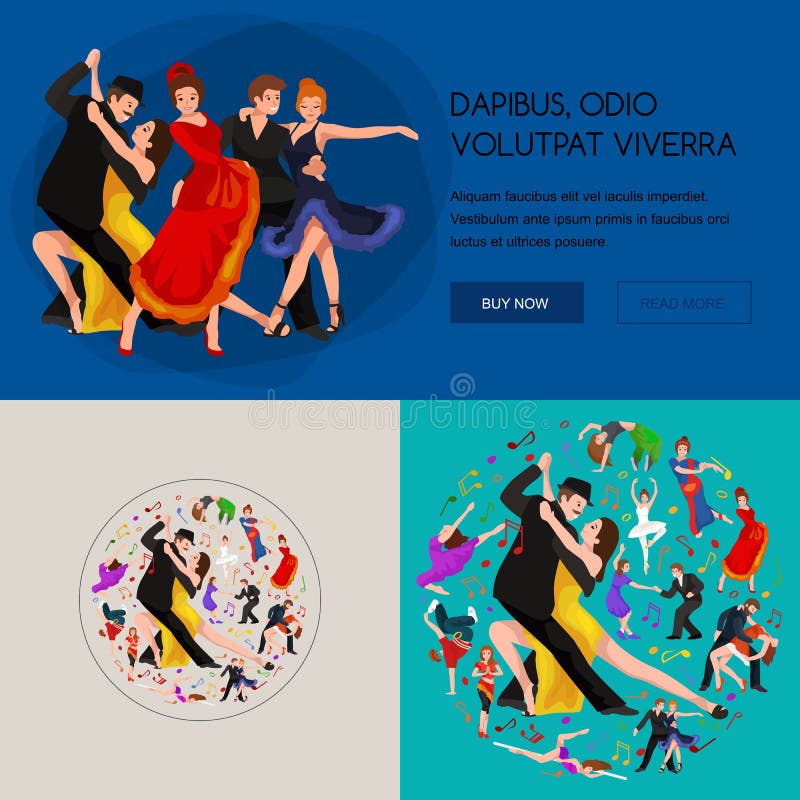 Dancing People royalty free illustration Dancing People royalty free illustration