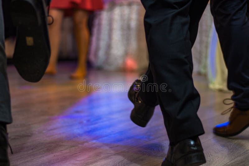 Dancing people feet on stock image Dancing people feet on stock image