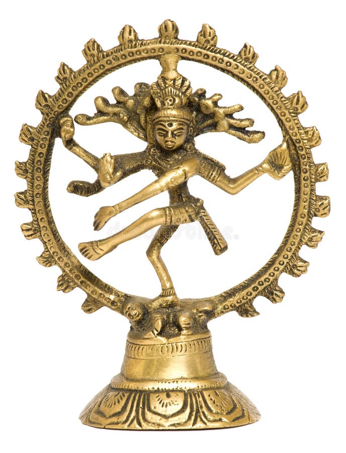 Dancing Shiva on a white background. Brahman stock images, royalty-free photos and pictures