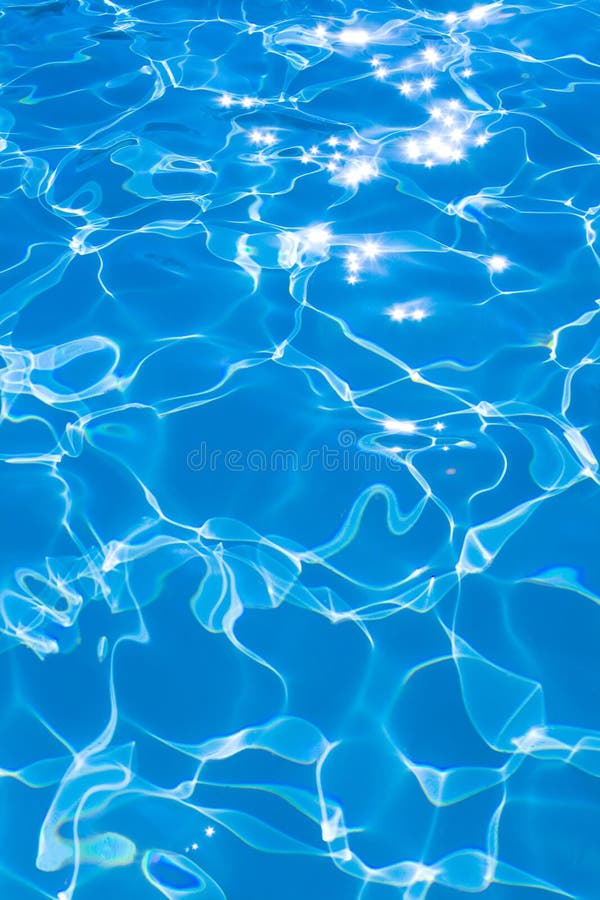 Dancing sunlight on the water stock photography