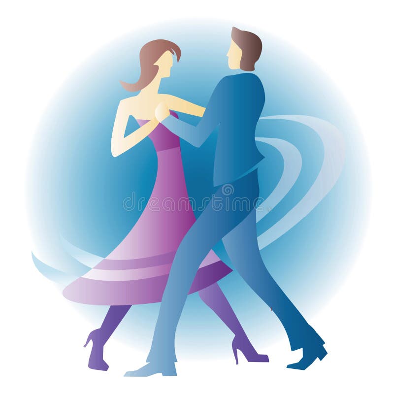 dancingowi par potomstwa ilustracja wektor dancingowi par potomstwa ilustracja wektor