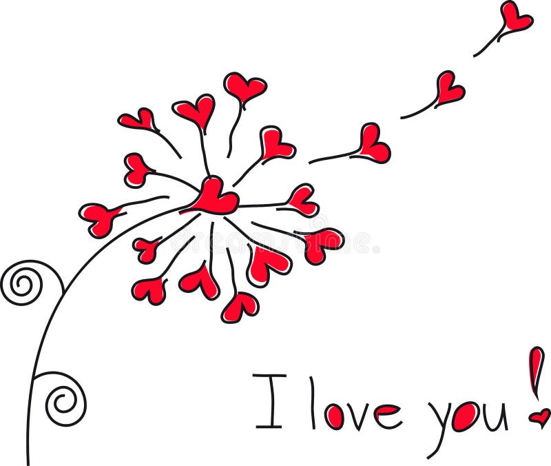 Free Free Heart Dandelion Svg 130 SVG PNG EPS DXF File