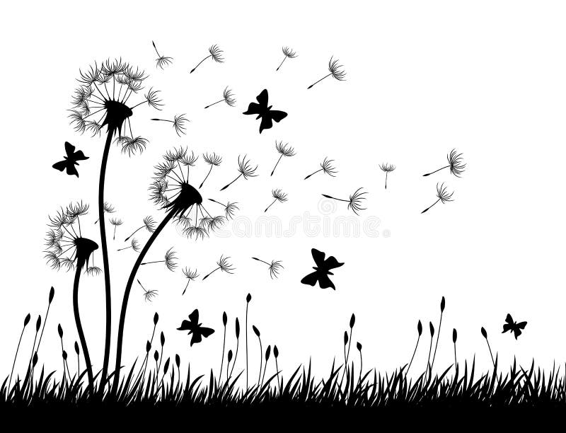 Free Free Butterfly Dandelion Svg 154 SVG PNG EPS DXF File