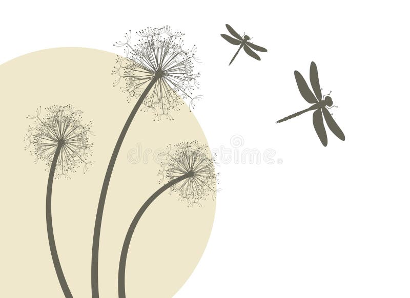 Dandelions and dragonflies