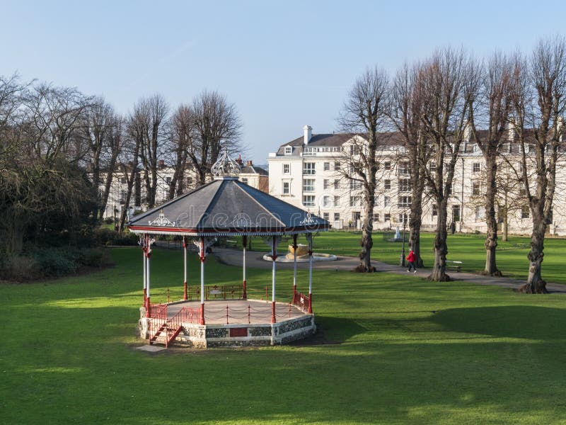 Dane John Gardens, Canterbury Fotografia Stock Immagine di