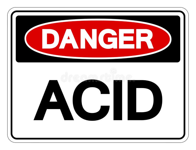 Nitric Acid UN2031 Symbol Sign, Vector Illustration, Isolate on White