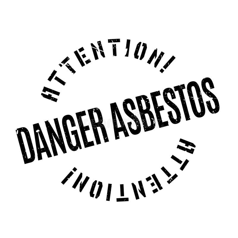 Danger Asbestos Hazard Symbol Sign, Vector Illustration, Isolated On ... Danger Stamp