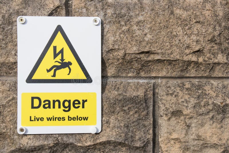 Danger - Live Wire Overhead – Western Safety Sign