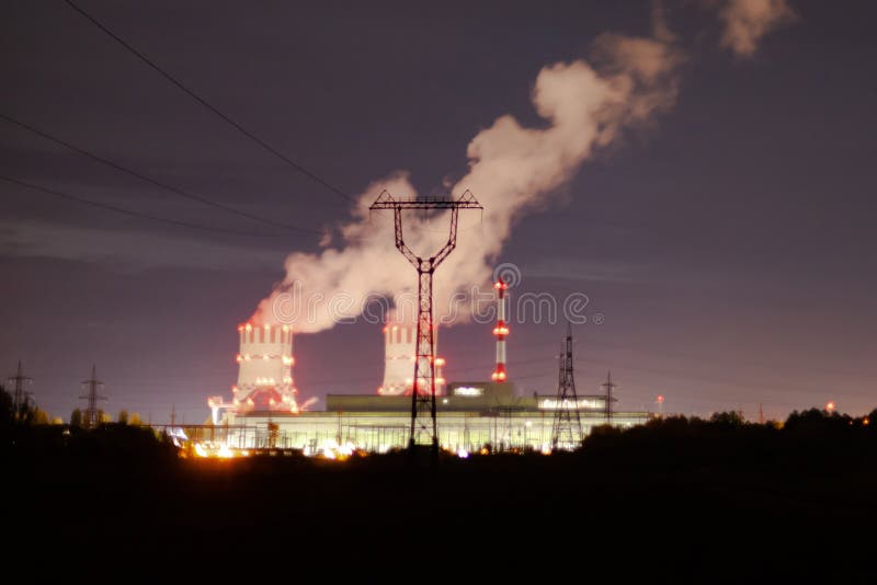 The Danger of Nuclear Power Plants. Harmful Emissions into the