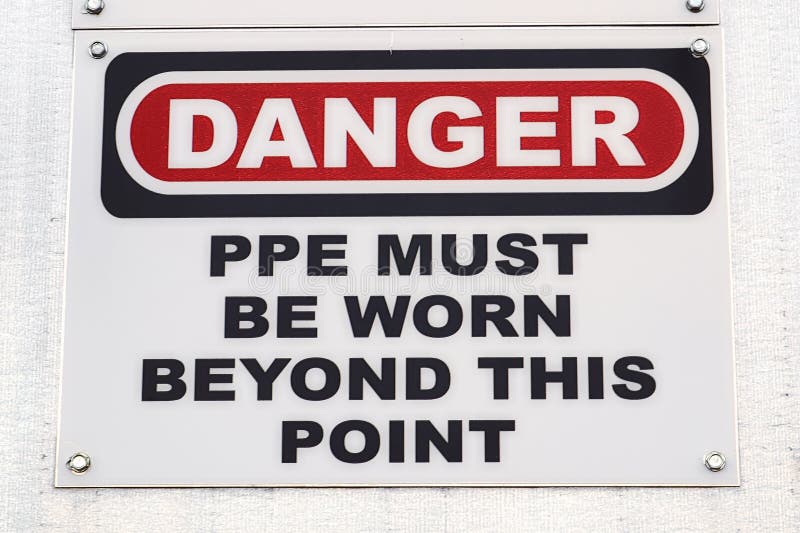 Danger Do Not Go Beyond this Point Stock Image Image of fall, beach