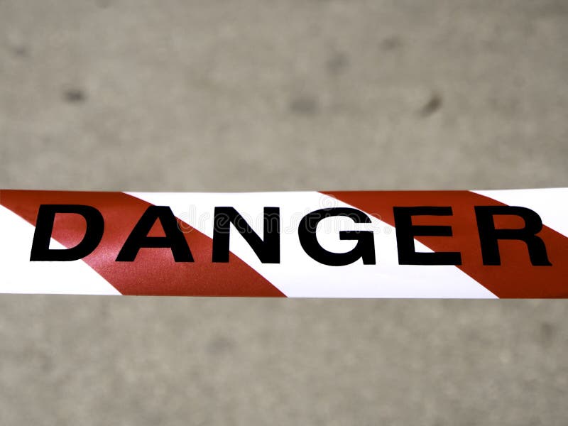 Danger tape stock image. Image of signage, safety, signs 28799667