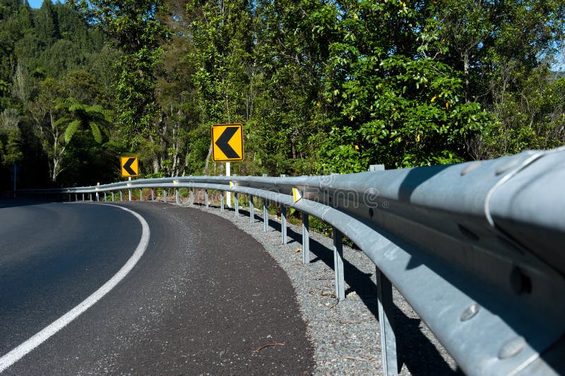 Dangerous curve stock image. Image of road, triangle 