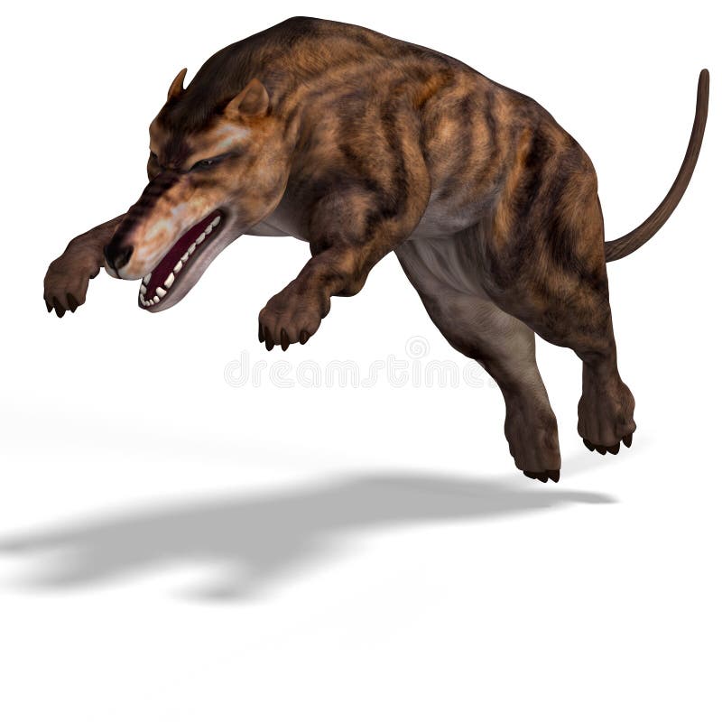 Dangerous dinosaur Andrewsarchus With Clipping