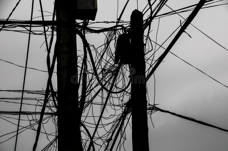 607 Dangerous Electricity Cables Pylon Stock Photos Free & RoyaltyFree Stock Photos from