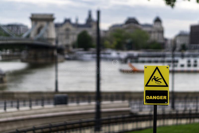 It is Dangerous To Walk Here Stock Image Image of dangerous, city