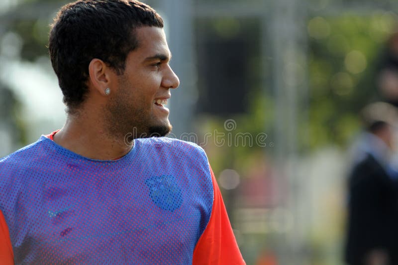 Dani Alves editorial stock photo. Image of walking, alves - 8166608