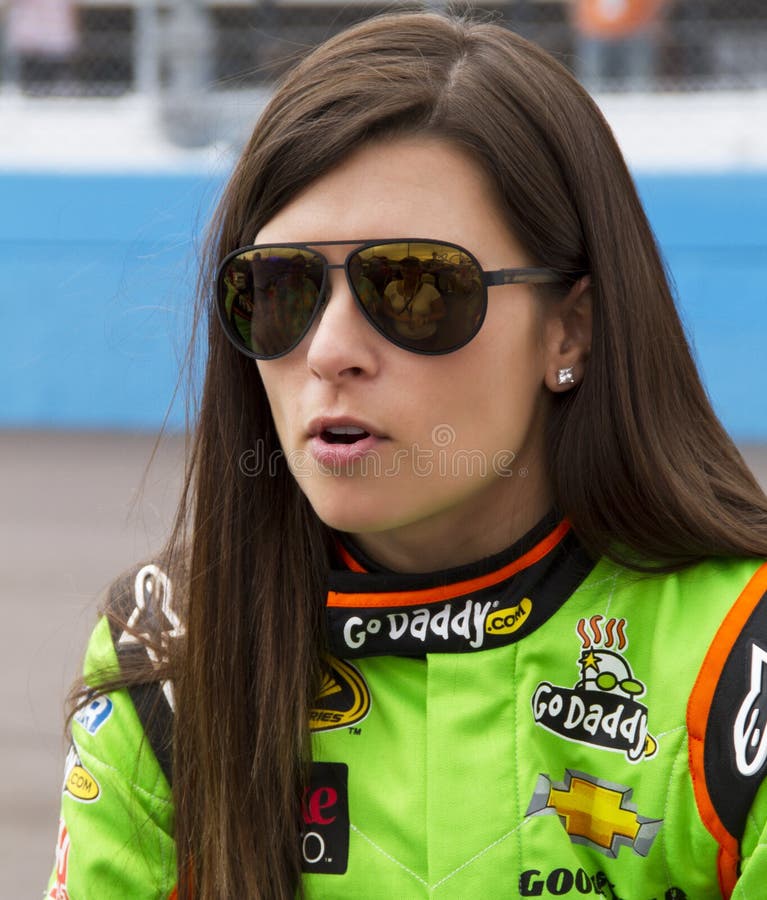 De Kop van de Sprint NASCAR en Nationale Danica Patrick stock foto De Kop van de Sprint NASCAR en Nationale Danica Patrick stock foto