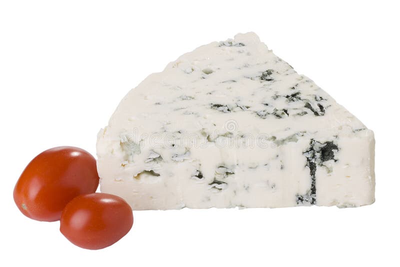 Danish blue cheese with tomato
