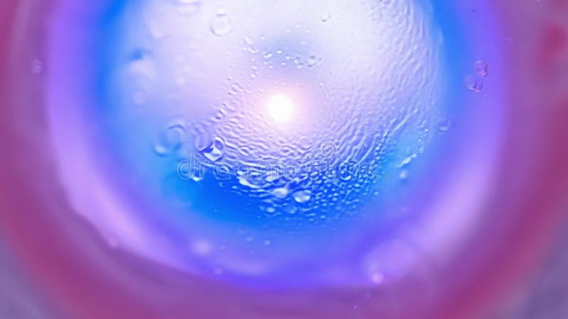 Dans des effets 3d étonnants, la bulle se développe et se contracte en fournissant de l'hydratation aux cellules cutanées simulant illustration de vecteur