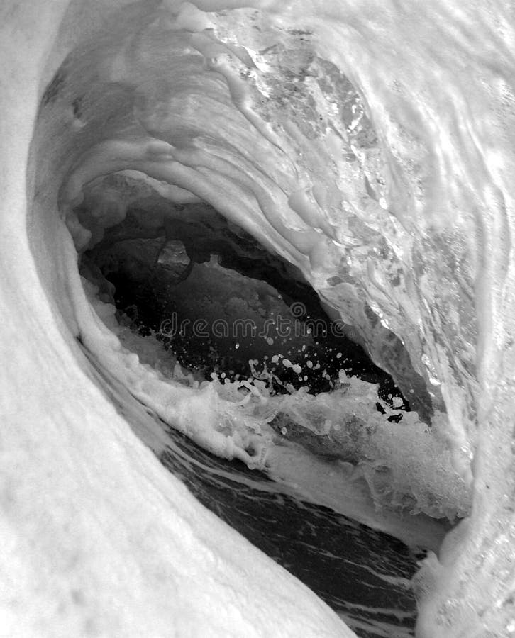 Dans le baril noir et blanc image libre de droits Dans le baril noir et blanc image libre de droits