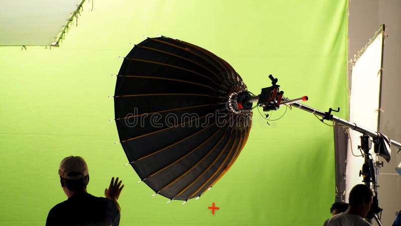 Dans les coulisses de faire la production visuelle images stock Dans les coulisses de faire la production visuelle images stock
