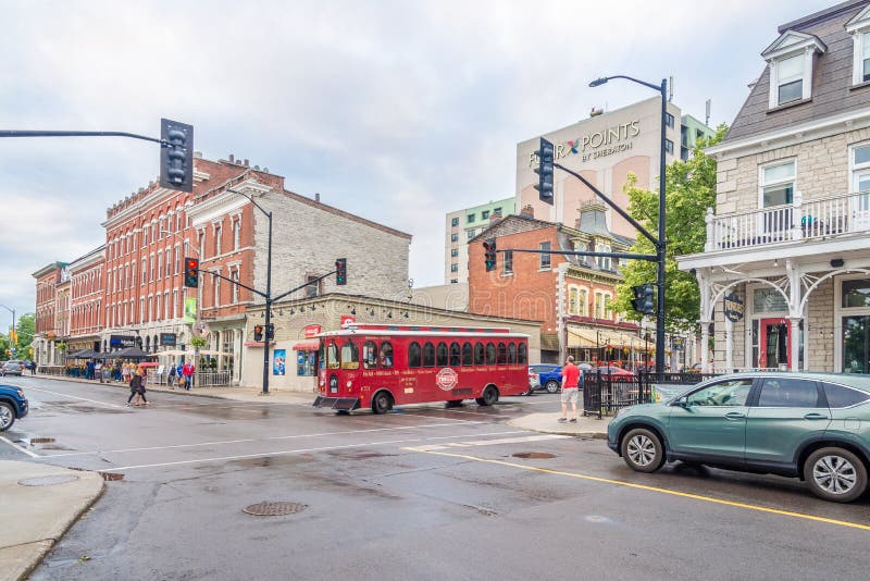 Dans Les Rues De Kingston Dans Le Canada Image éditorial Image du