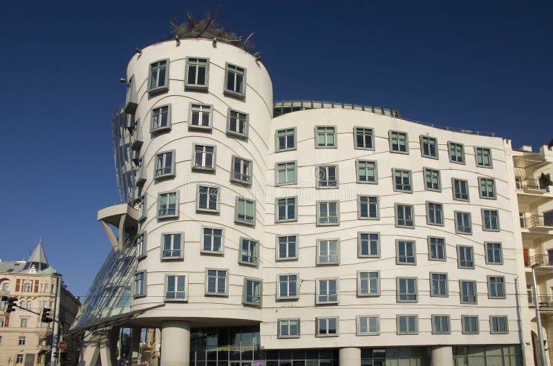 Dansa huset arkivbild
