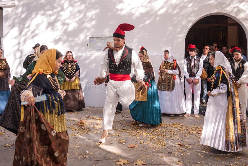 Danse Ibiza typique Espagne de folklore