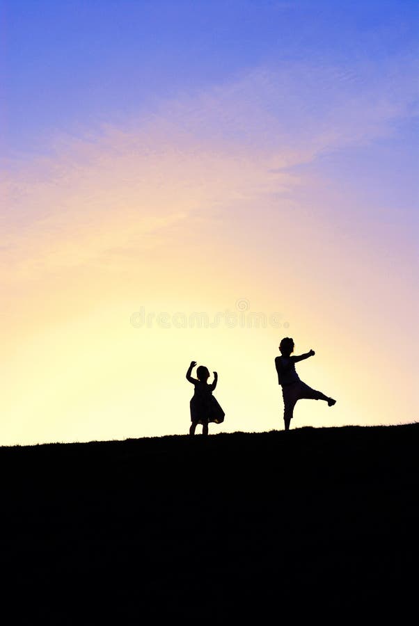 Danse sur la côte photo stock Danse sur la côte photo stock