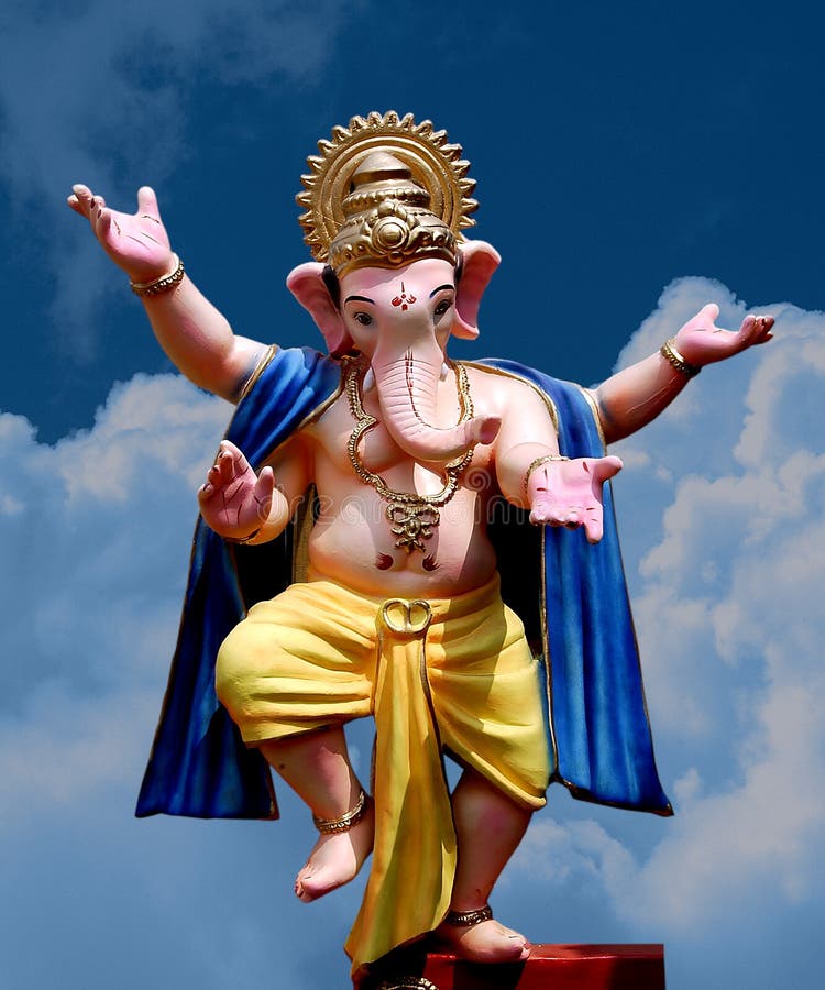 A life-like clay model of Lord Ganesha is made 2-3 months prior to the day of Ganesh Chaturthi. The size of this idol may vary from 3/4th of an inch to over 25 feet. On the day of the festival, it is placed on raised platforms in homes or in elaborately decorated outdoor tents for people to view and pay their homage. A life-like clay model of Lord Ganesha is made 2-3 months prior to the day of Ganesh Chaturthi. The size of this idol may vary from 3/4th of an inch to over 25 feet. On the day of the festival, it is placed on raised platforms in homes or in elaborately decorated outdoor tents for people to view and pay their homage.