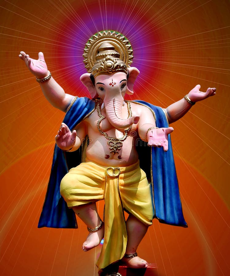 A life-like clay model of Lord Ganesha is made 2-3 months prior to the day of Ganesh Chaturthi. The size of this idol may vary from 3/4th of an inch to over 25 feet. On the day of the festival, it is placed on raised platforms in homes or in elaborately decorated outdoor tents for people to view and pay their homage. A life-like clay model of Lord Ganesha is made 2-3 months prior to the day of Ganesh Chaturthi. The size of this idol may vary from 3/4th of an inch to over 25 feet. On the day of the festival, it is placed on raised platforms in homes or in elaborately decorated outdoor tents for people to view and pay their homage.