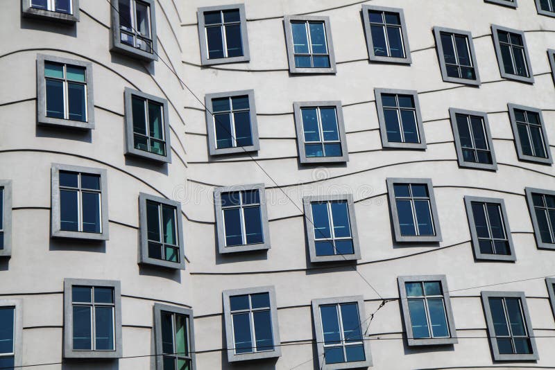 Danshus prague arkivbilder