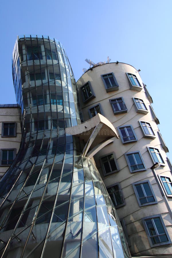 Danshus prague arkivbilder