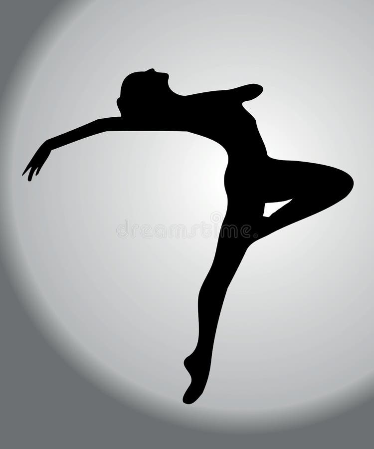 Danspassion stock illustrationer