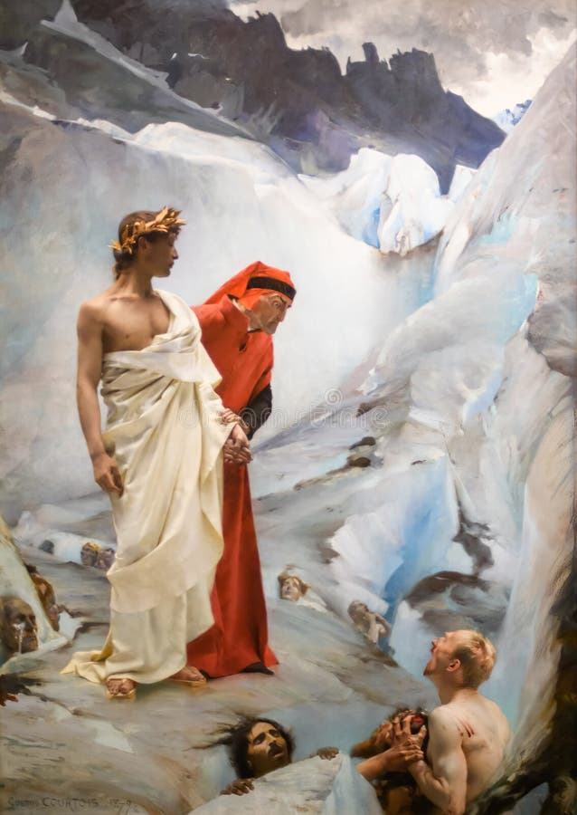 Dante E Nbsp Virgil No Inferno 1880 Pintura De Gustave Courtois