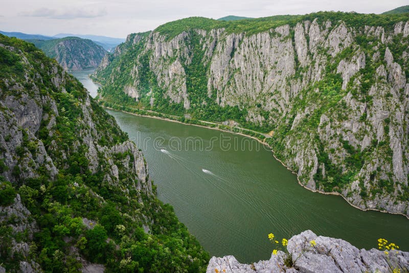 Incredibile vista sul Danubio, in Romania.