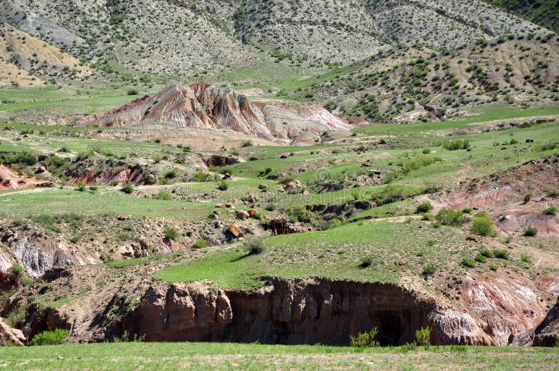 Danxia landform obraz royalty free Danxia landform obraz royalty free