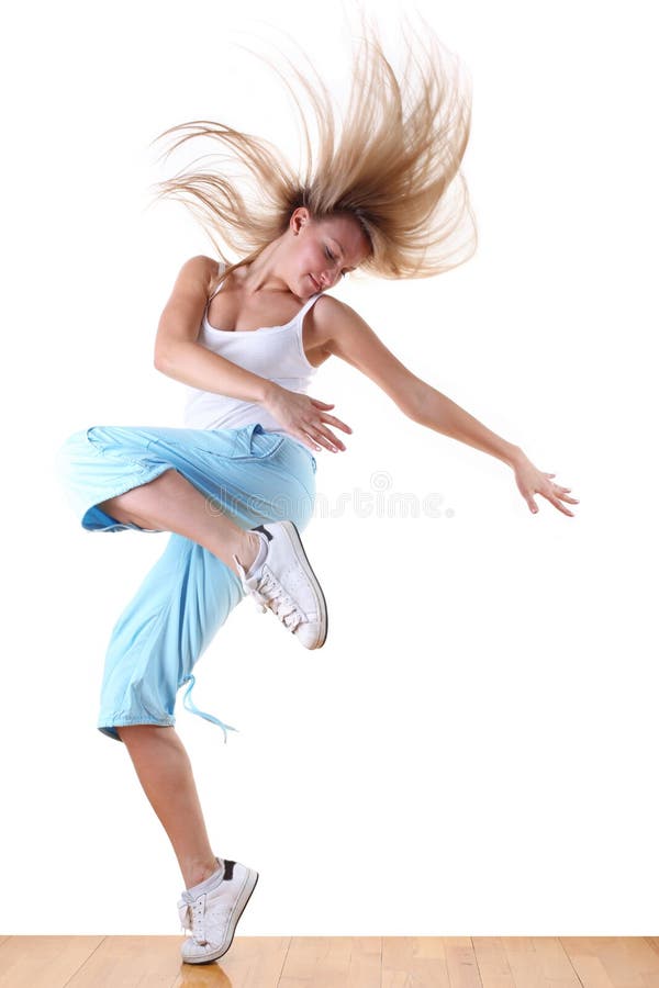 Danzatore di balletto moderno della donna fotografia stock Danzatore di balletto moderno della donna fotografia stock