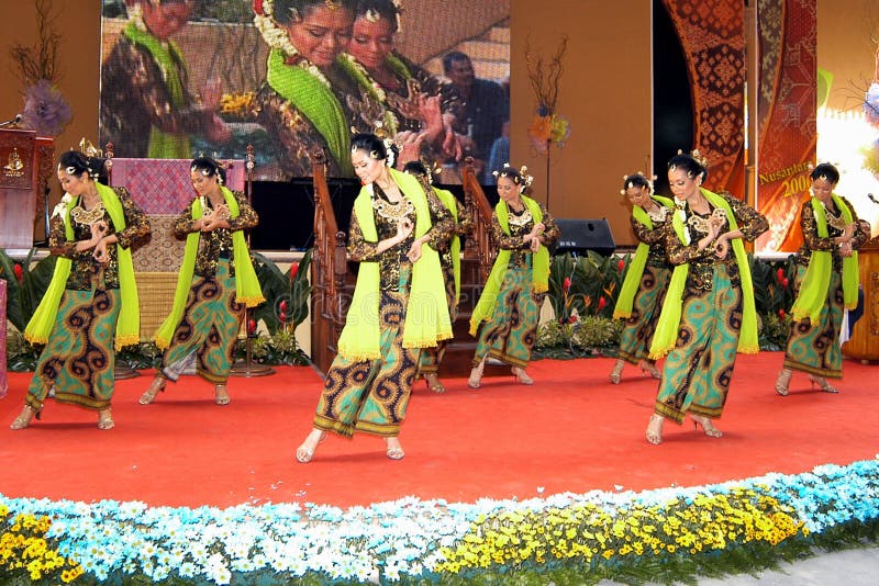 Dança Tradicional Malaia fotografia de stock royalty free