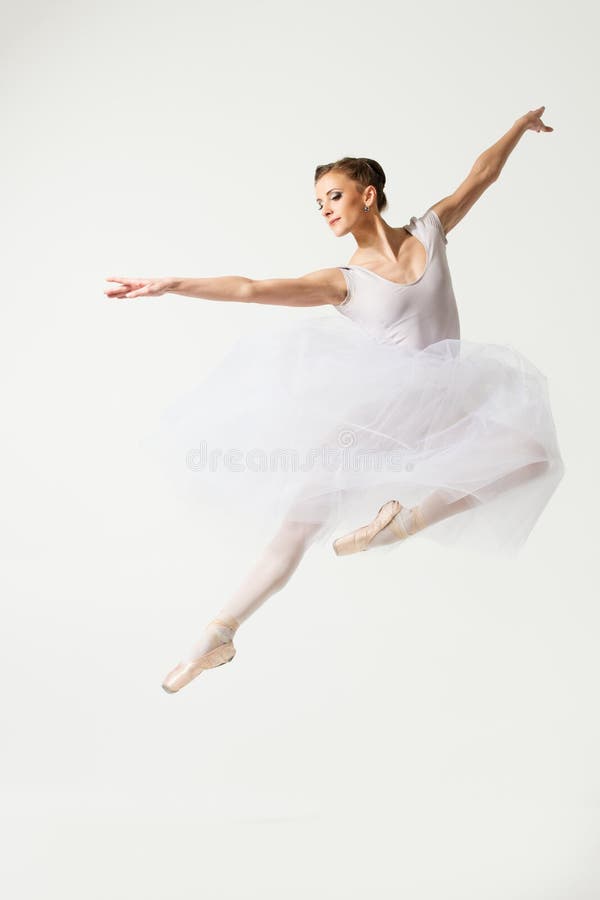 Jovem bailarina fotografia de stock