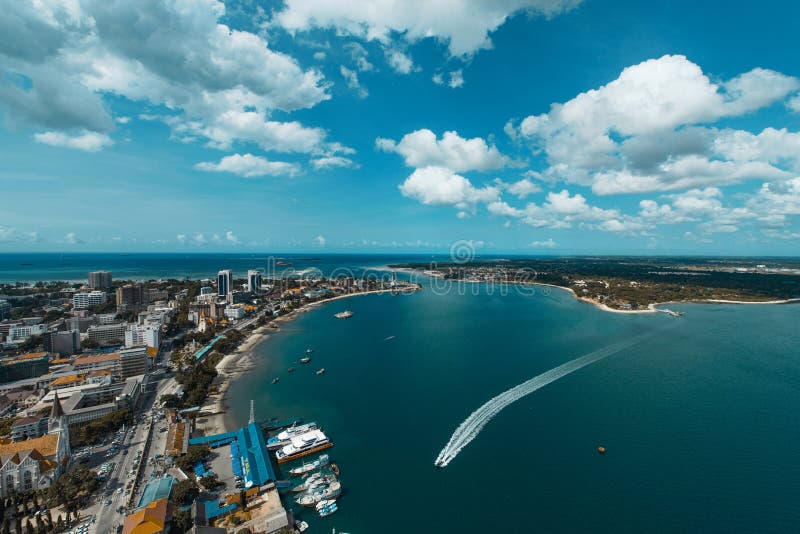 Dar Es Salaam Port av tillträdeet arkivfoton Dar Es Salaam Port av tillträdeet arkivfoton