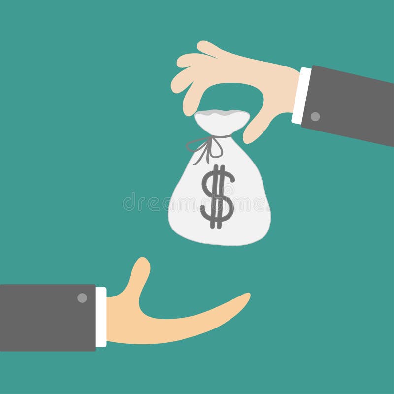 Dar tomando as mãos com dinheiro ensaca com sinal de dólar Conceito da mão amiga Estilo liso do projeto Grupo do ícone do crédito ilustração do vetor Dar tomando as mãos com dinheiro ensaca com sinal de dólar Conceito da mão amiga Estilo liso do projeto Grupo do ícone do crédito ilustração do vetor