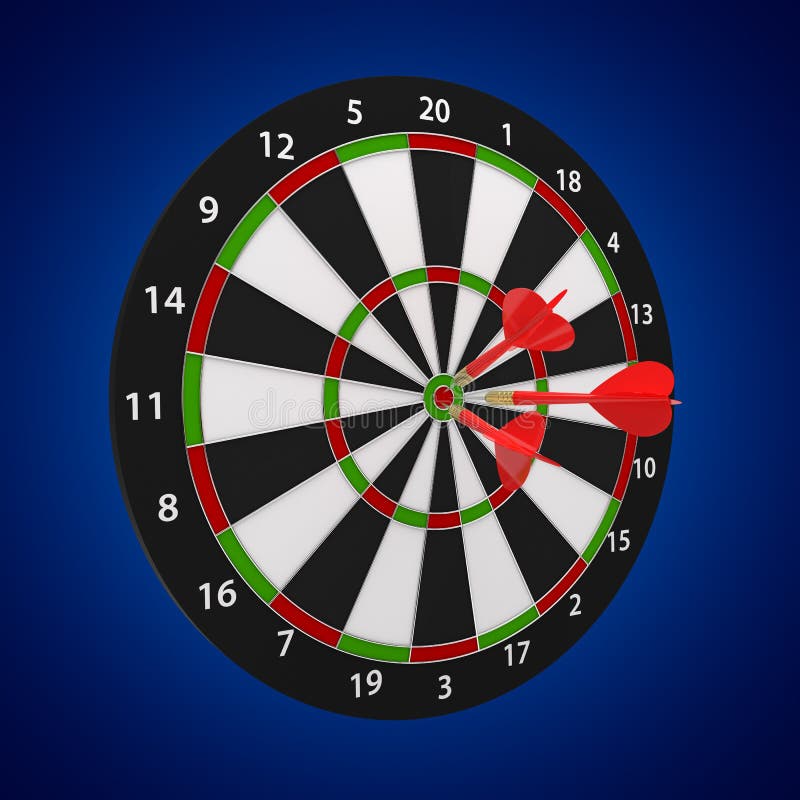 Dardos ilustração royalty free