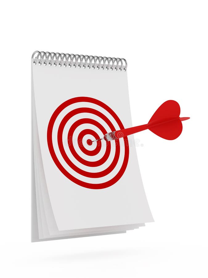 Dardos com alvo ilustração stock