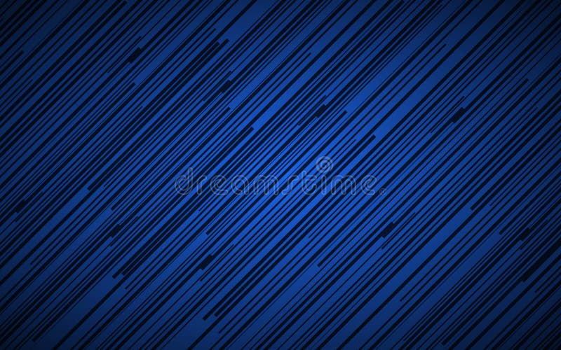 Dark Abstract Background with Blue and Black Slanting Lines, Striped