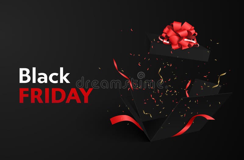 Black friday sale vector illustration
