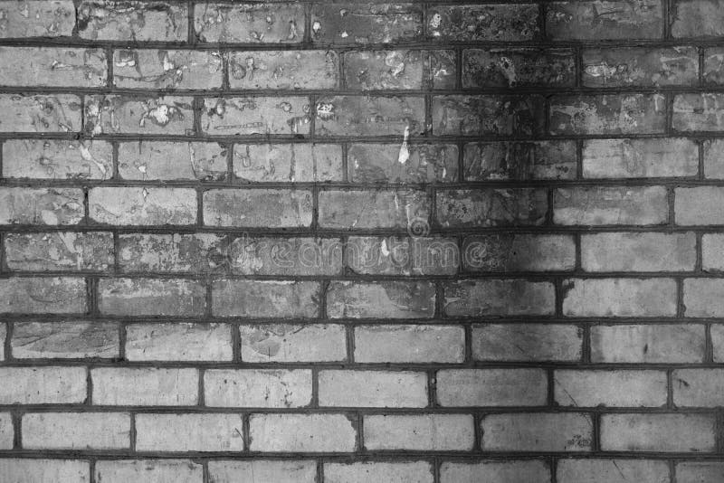 Dark background texture brick gray wall. 3D texturing or background