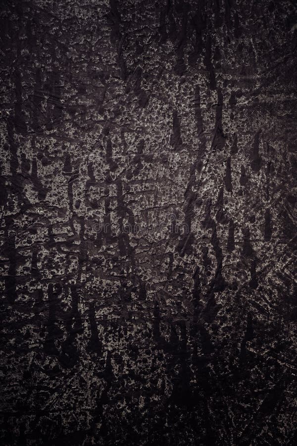 Dark Background or Texture with Streaks of Black Paint Stock Photo