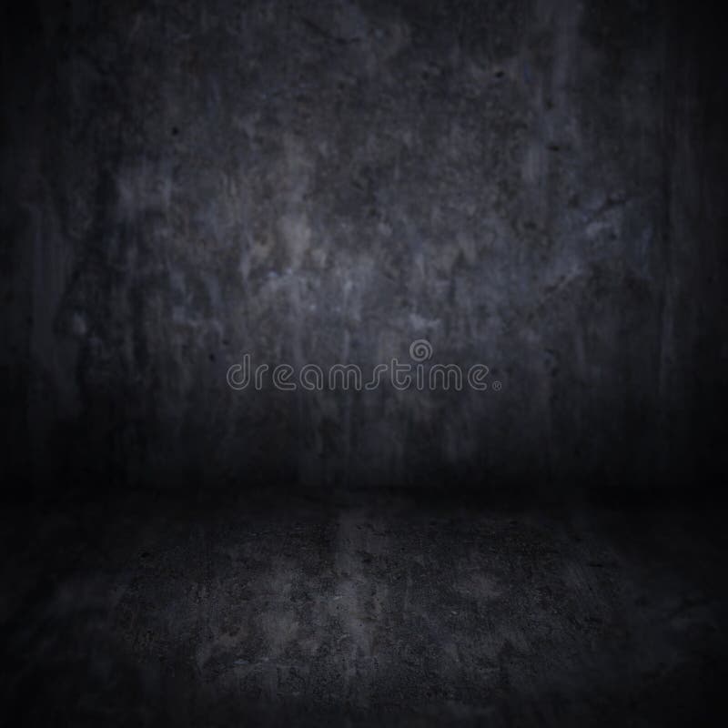 dark and black studio and wall stock illustration